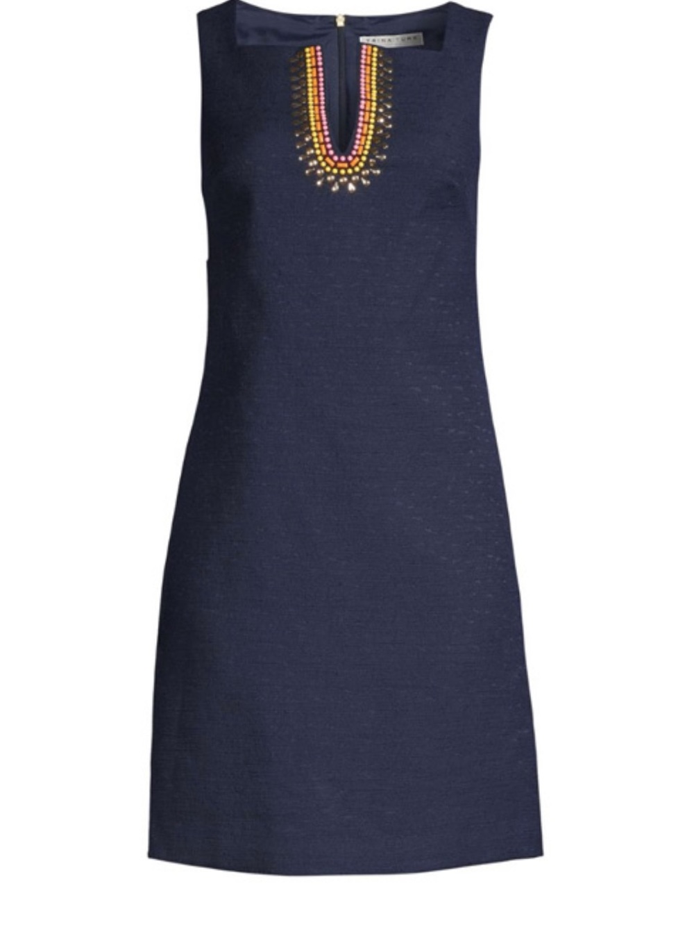 Trina Turk Sleeveless Sheath Embellished Dress
